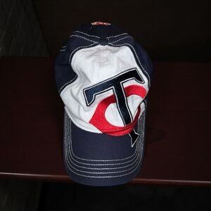 DQ & Minnesota Twins Collab Logo Baseball Snapback Hat Cap